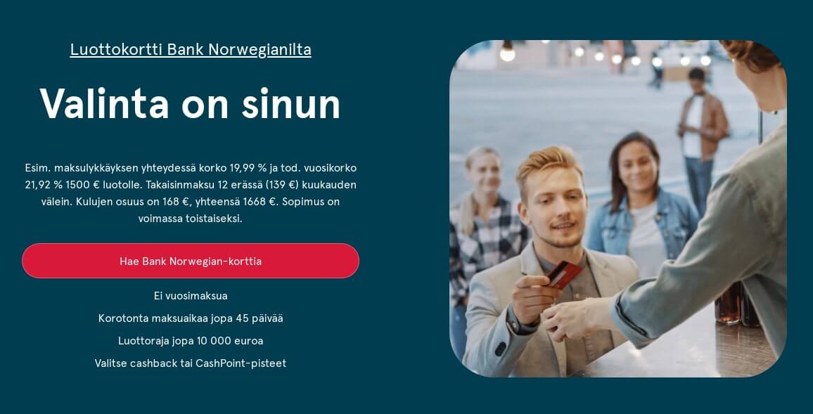 Bank Norwegian screenshot